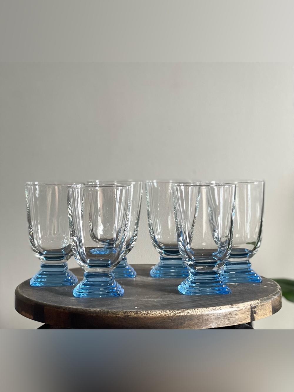 Vintage 1980's Art Deco Style Cocktail Glasses